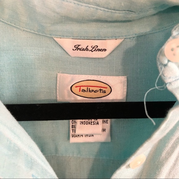 Talbots 100% Linen Button Down - Picture 3 of 7
